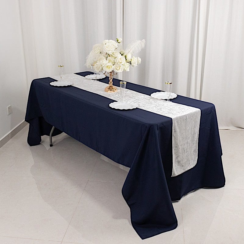 12x108 in Premium Crushed Velvet Table Runner