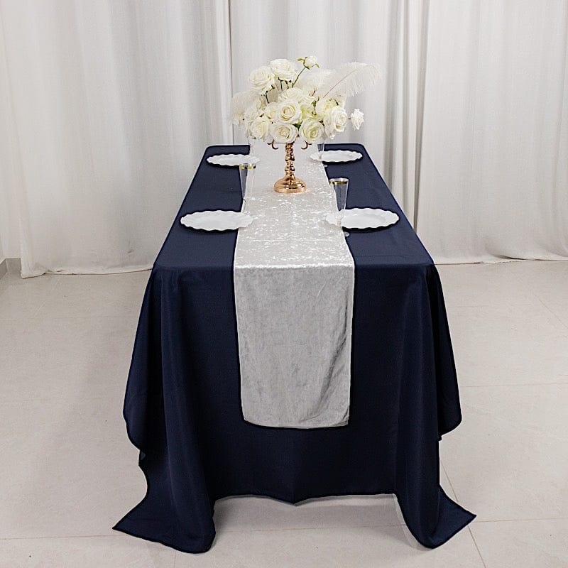 12x108 in Premium Crushed Velvet Table Runner