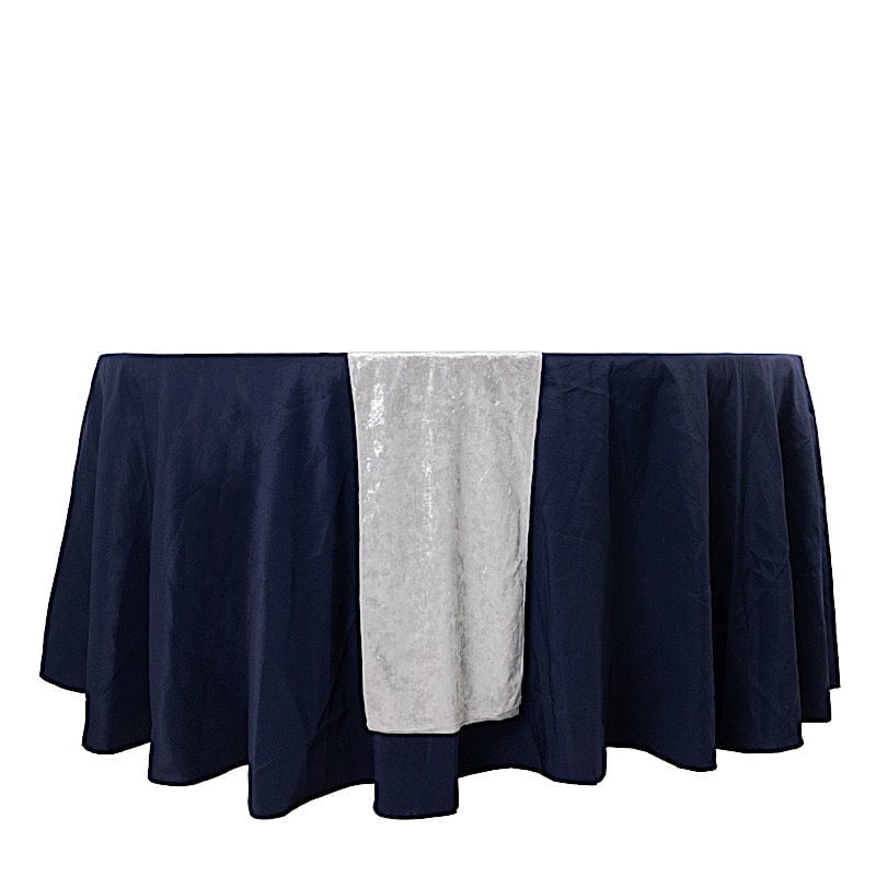 12x108 in Premium Crushed Velvet Table Runner