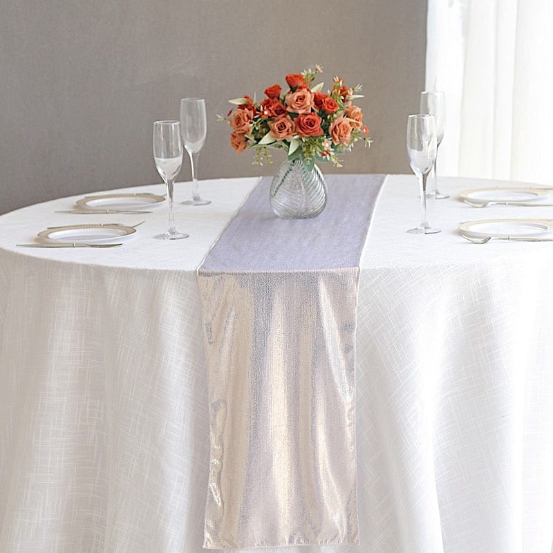 12x108 in Polyester with Sequin Dots Table Runner