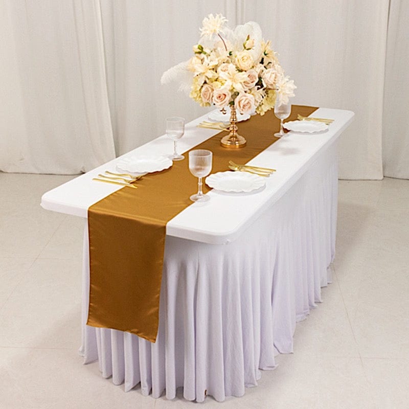 Lamour Satin Table Runner 12x108 inch