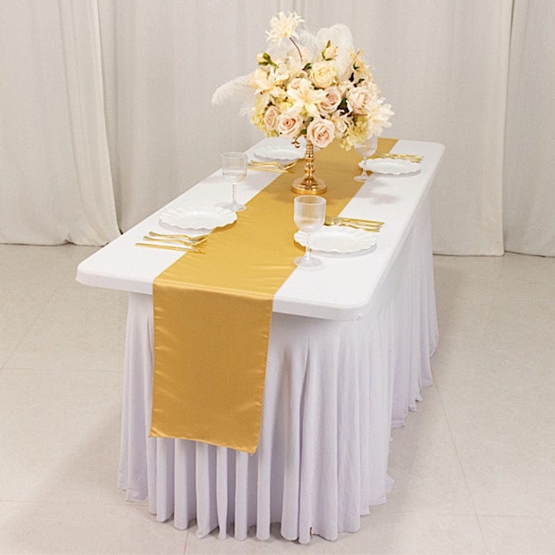 Lamour Satin Table Runner 12x108 inch