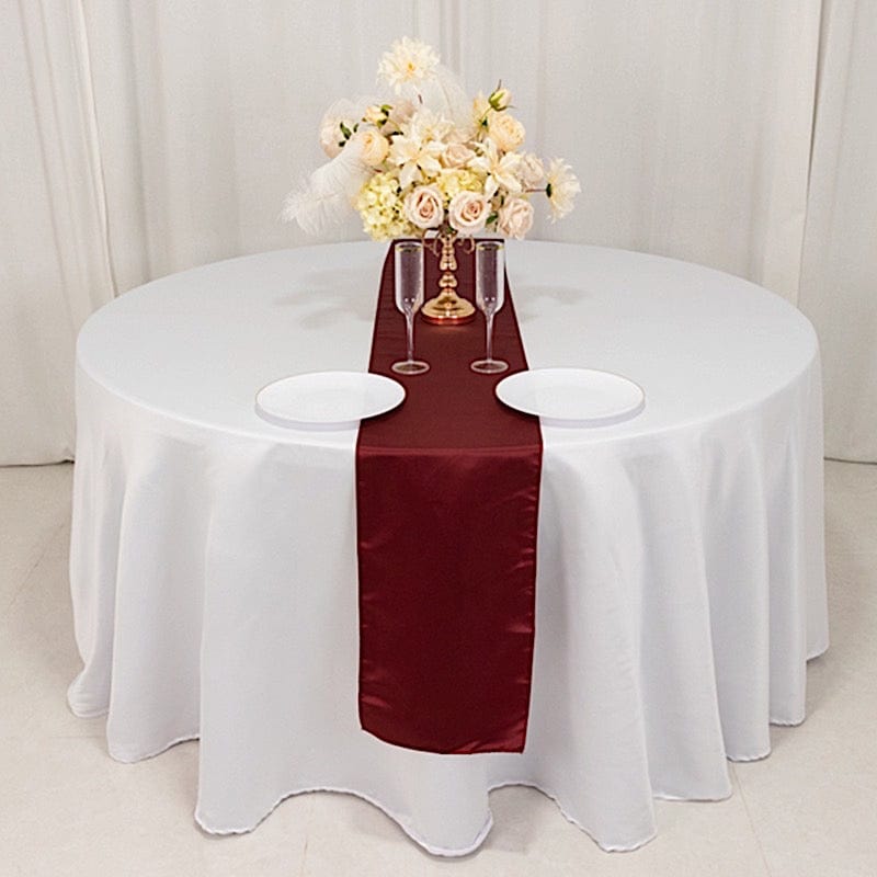 Lamour Satin Table Runner 12x108 inch
