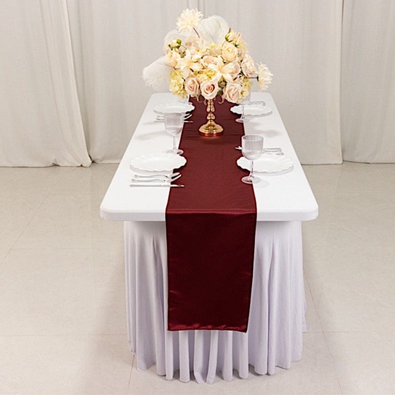 Lamour Satin Table Runner 12x108 inch