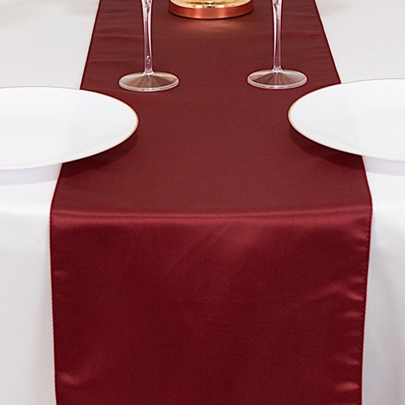 Lamour Satin Table Runner 12x108 inch