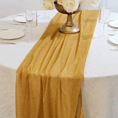 27x120 in Glitter Gauze Table Runner