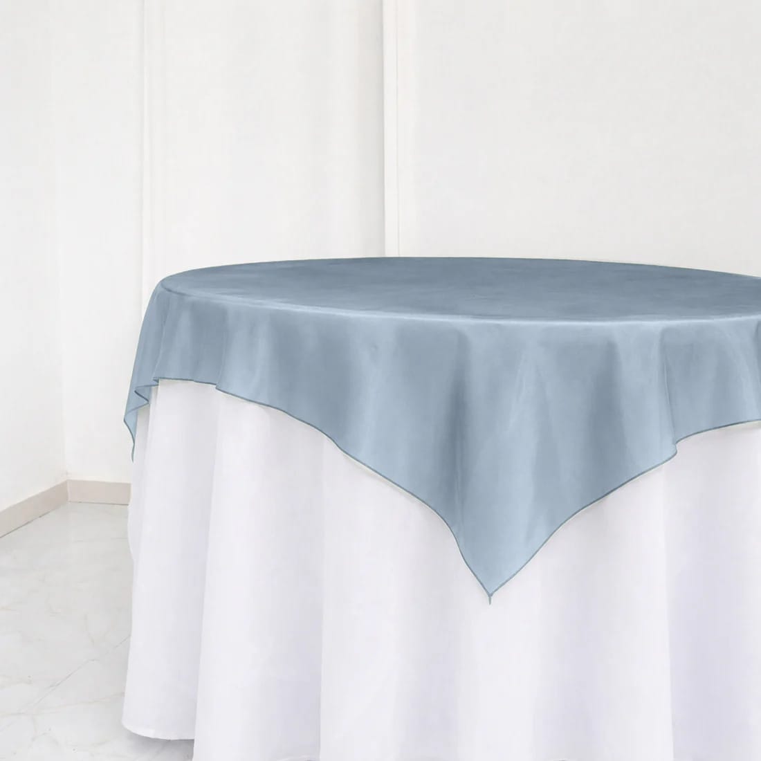 10 Sheer 72 x 72 in Organza Table Overlay