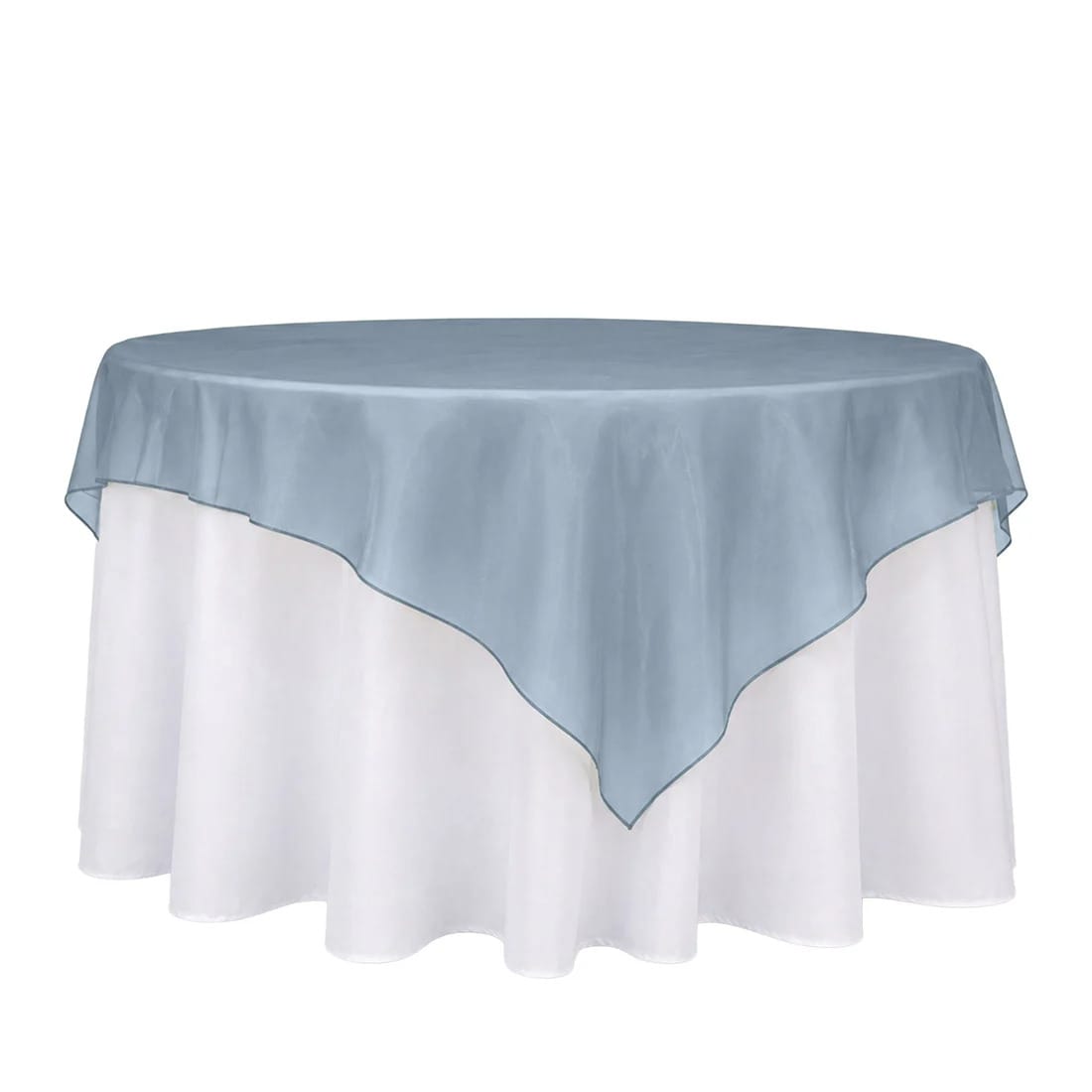 10 Sheer 72 x 72 in Organza Table Overlay