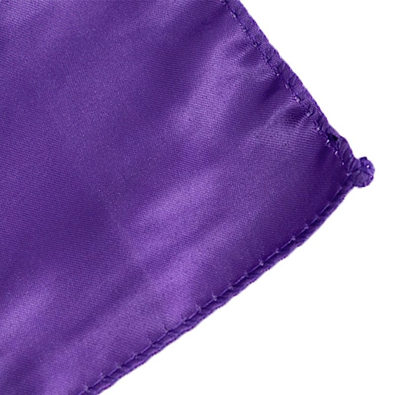 72 in Square Satin Table Overlay with Smooth Finish