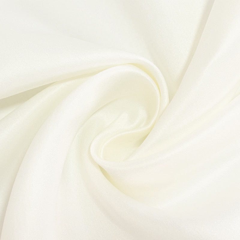 72 in Square Satin Table Overlay with Smooth Finish