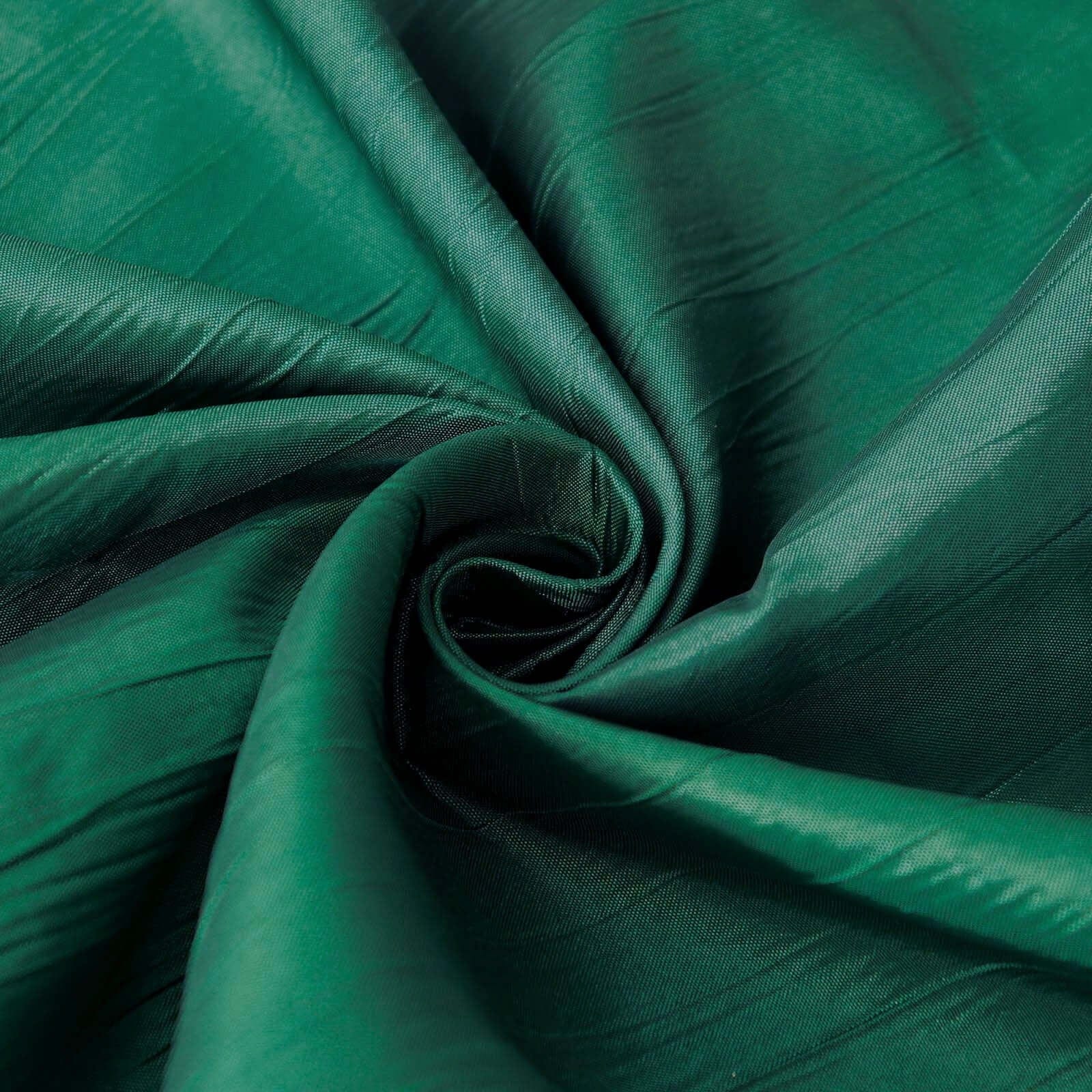 72x72 in Square Accordion Crinkled Taffeta Table Overlay