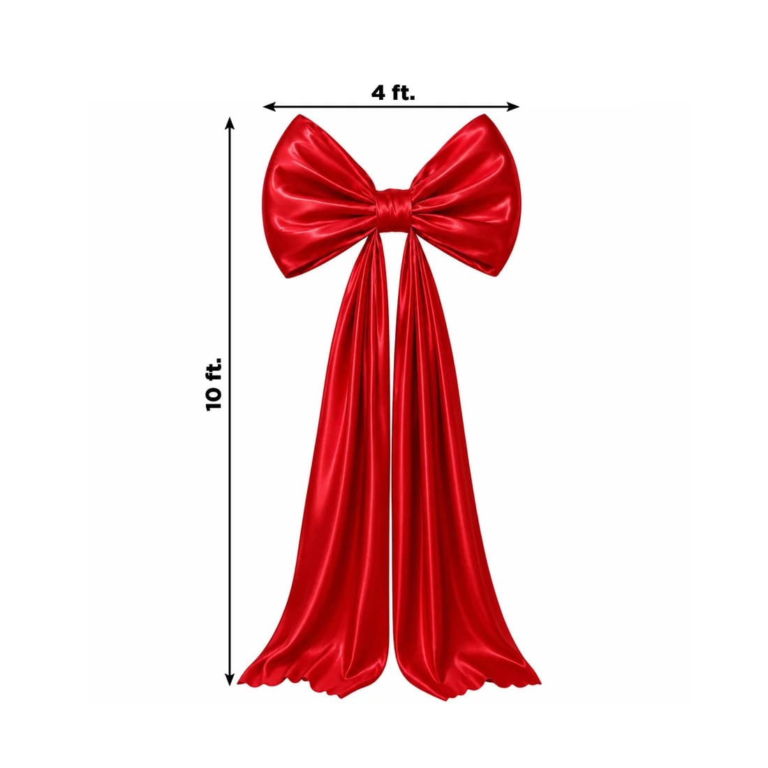 10 feet Giant Bow Tie Decor for Weddings and Events