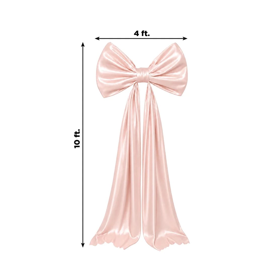 10 feet Giant Bow Tie Decor for Weddings and Events
