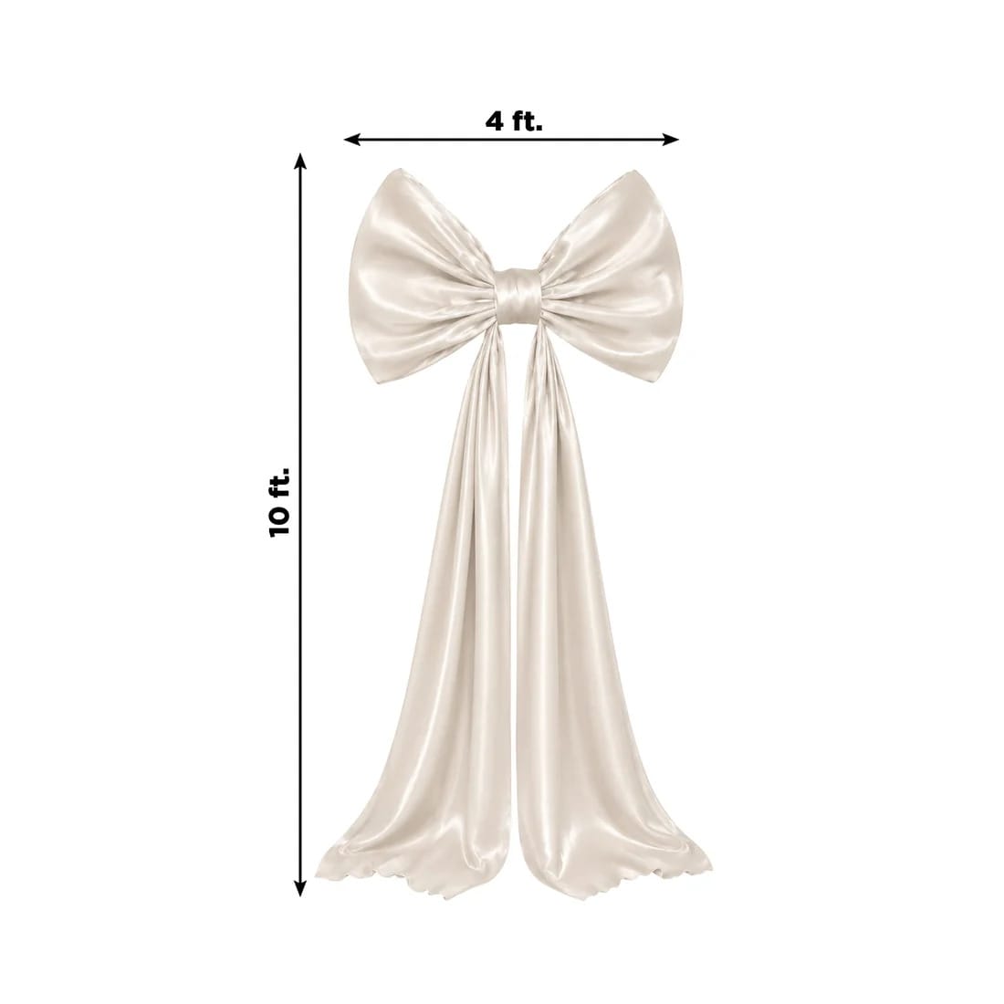 10 feet Giant Bow Tie Decor for Weddings and Events