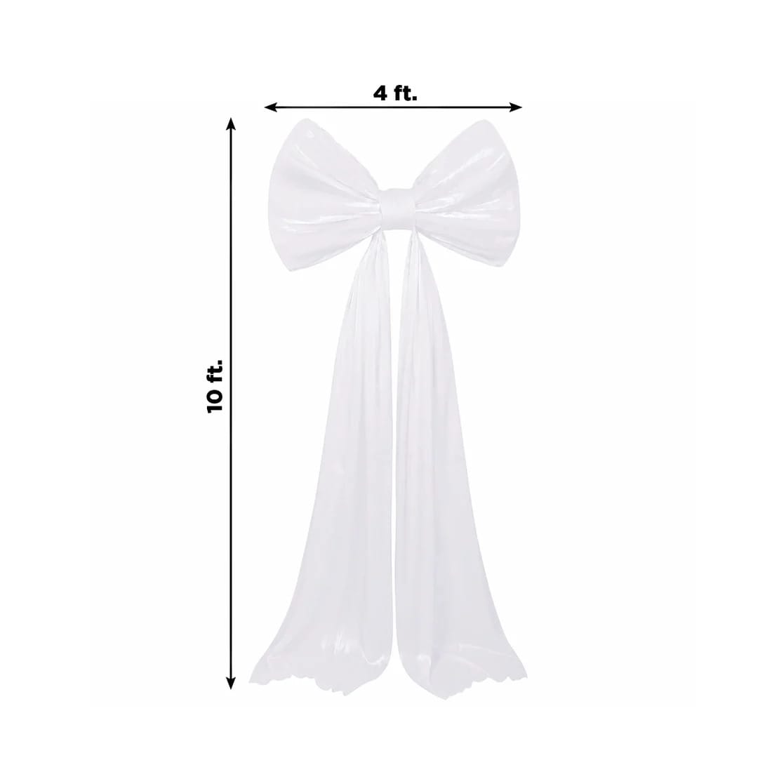10 feet Giant Bow Tie Decor for Weddings and Events
