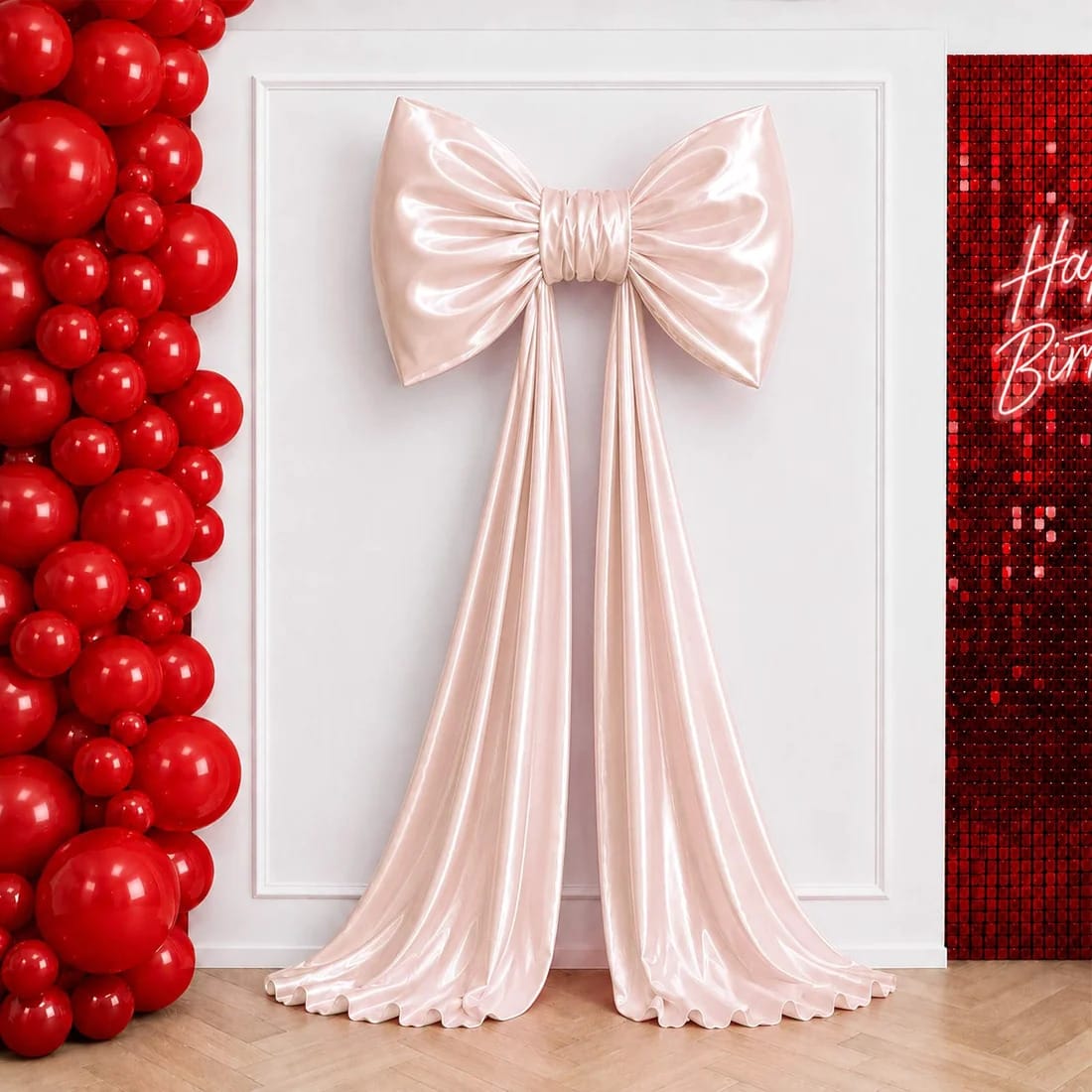 10 feet Giant Bow Tie Decor for Weddings and Events