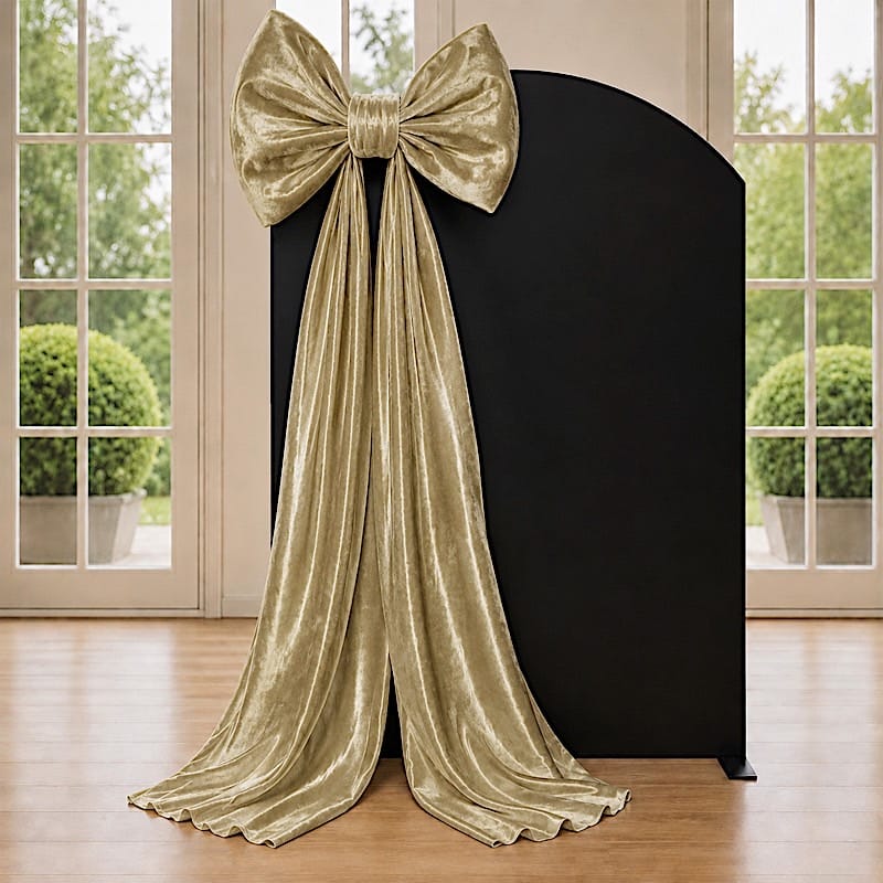 10 feet Giant Velvet Bow Tie Decor for Weddings and Events
