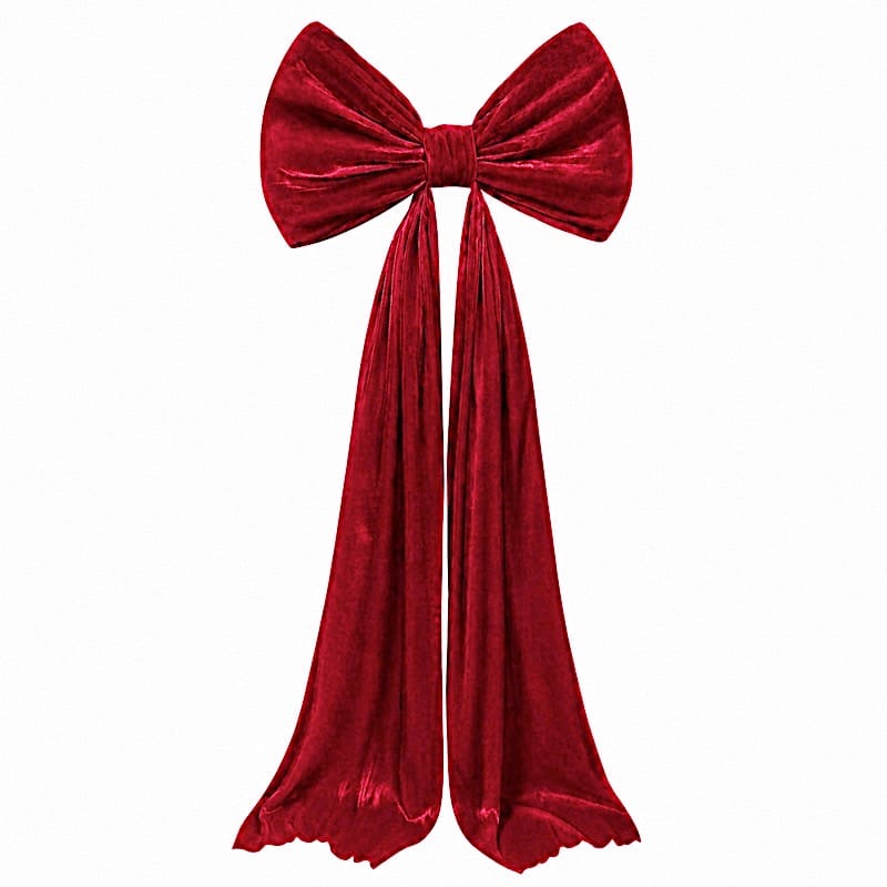 10 feet Giant Velvet Bow Tie Decor for Weddings and Events