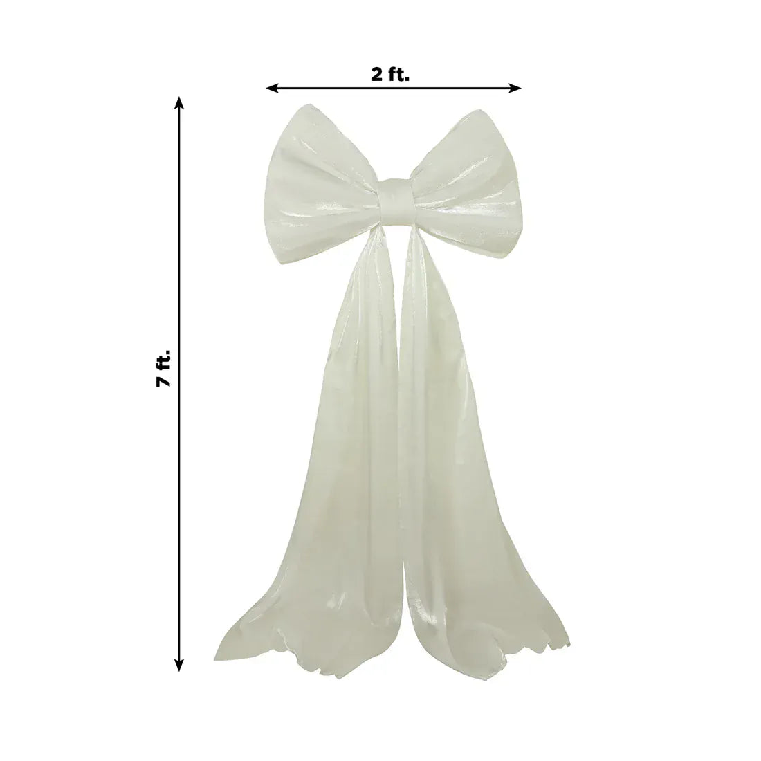 7 feet Giant Bow Tie Decor for Weddings and Events