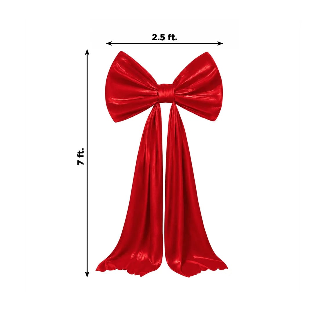 7 feet Giant Bow Tie Decor for Weddings and Events