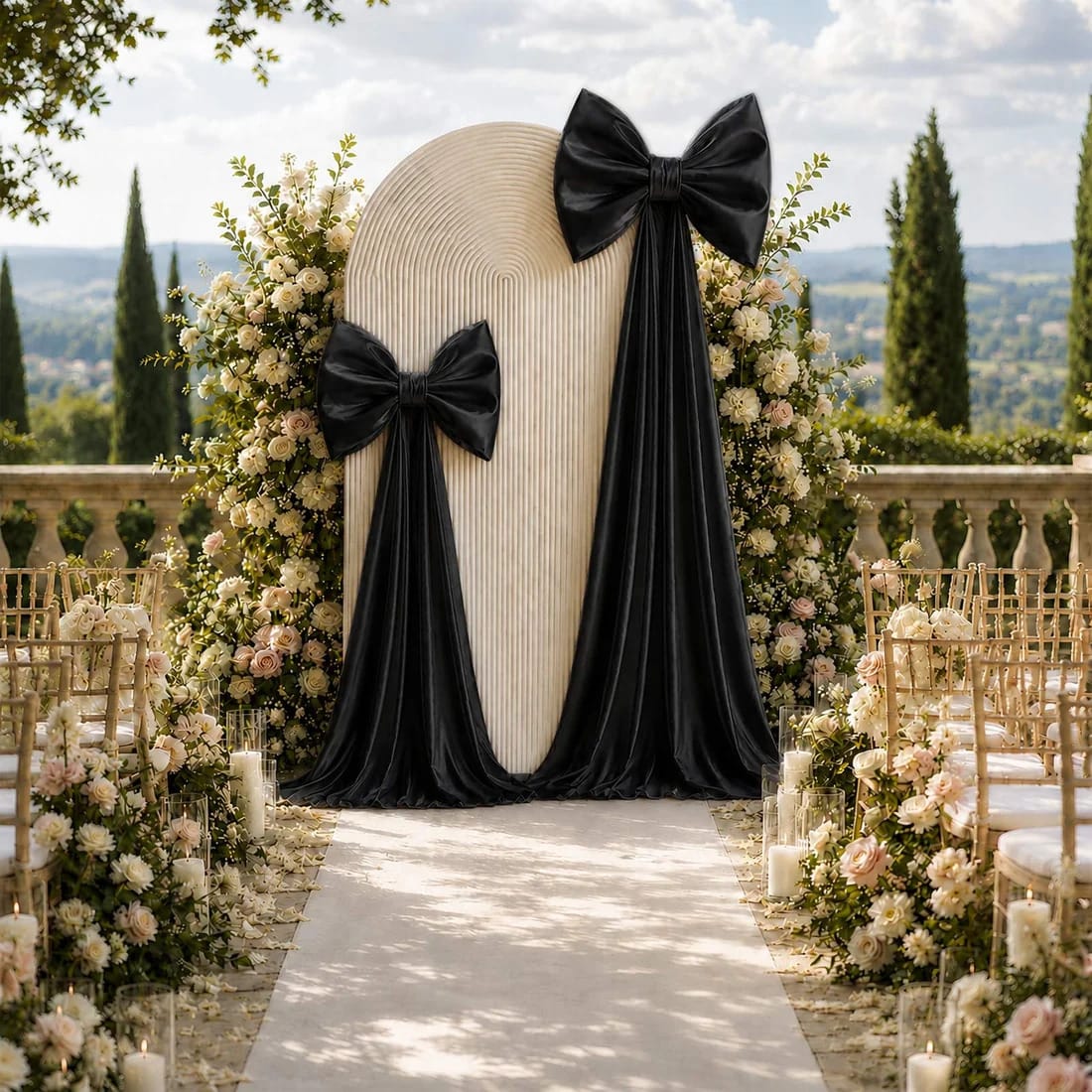 7 feet Giant Bow Tie Decor for Weddings and Events