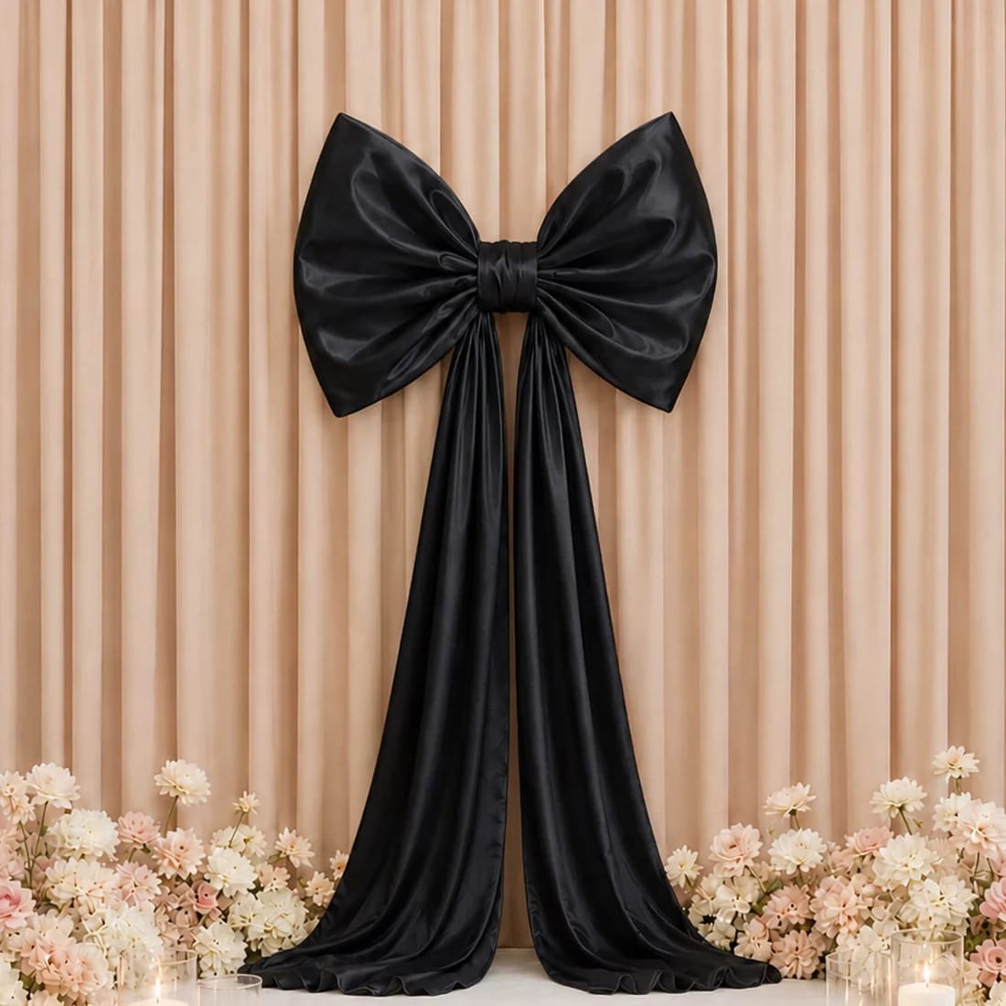 7 feet Giant Bow Tie Decor for Weddings and Events