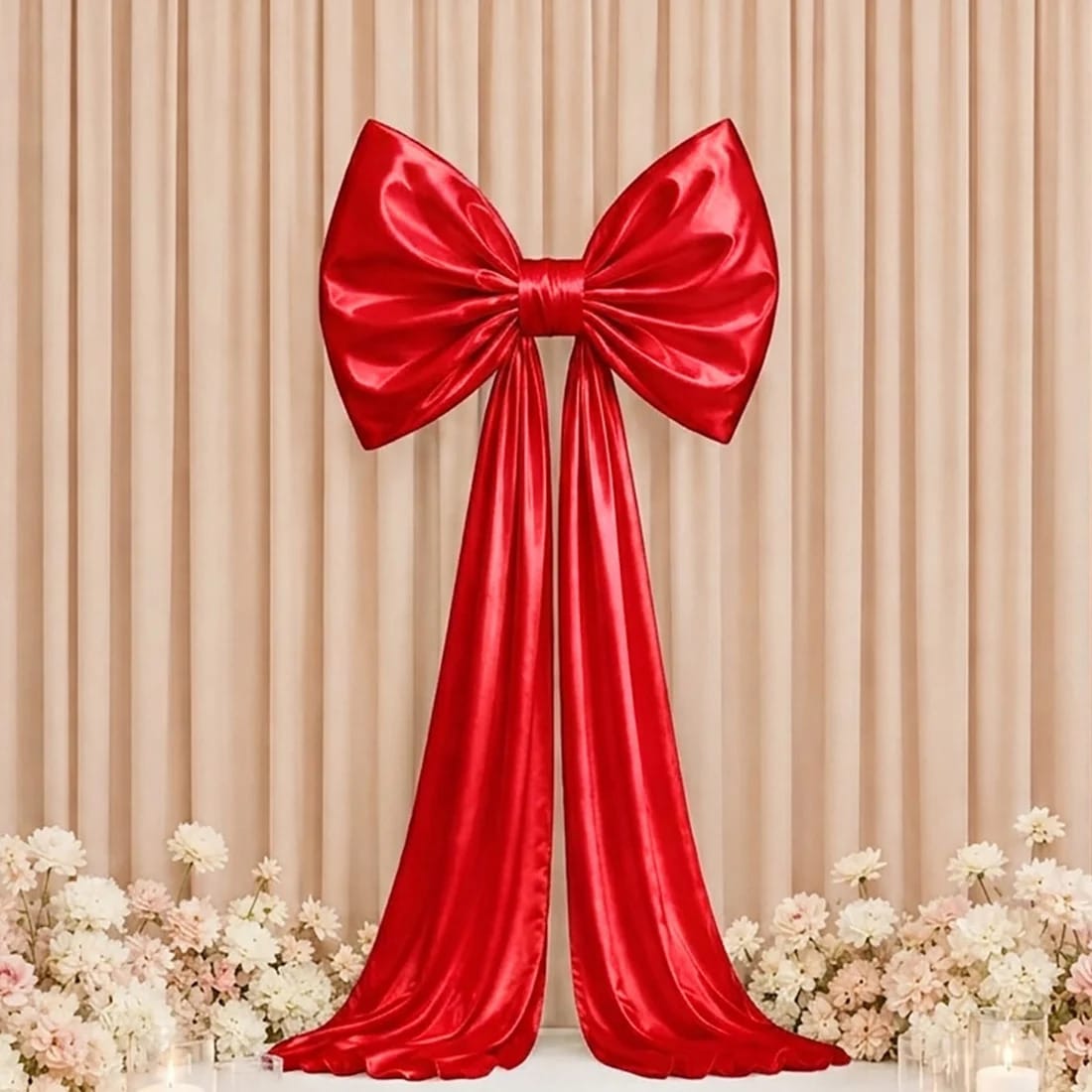 7 feet Giant Bow Tie Decor for Weddings and Events