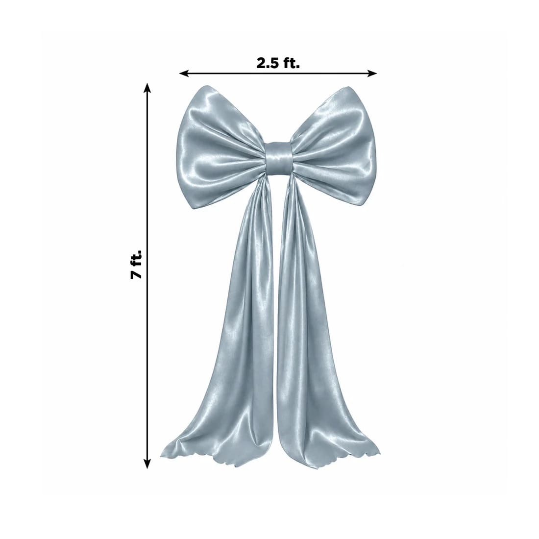 7 feet Giant Bow Tie Decor for Weddings and Events