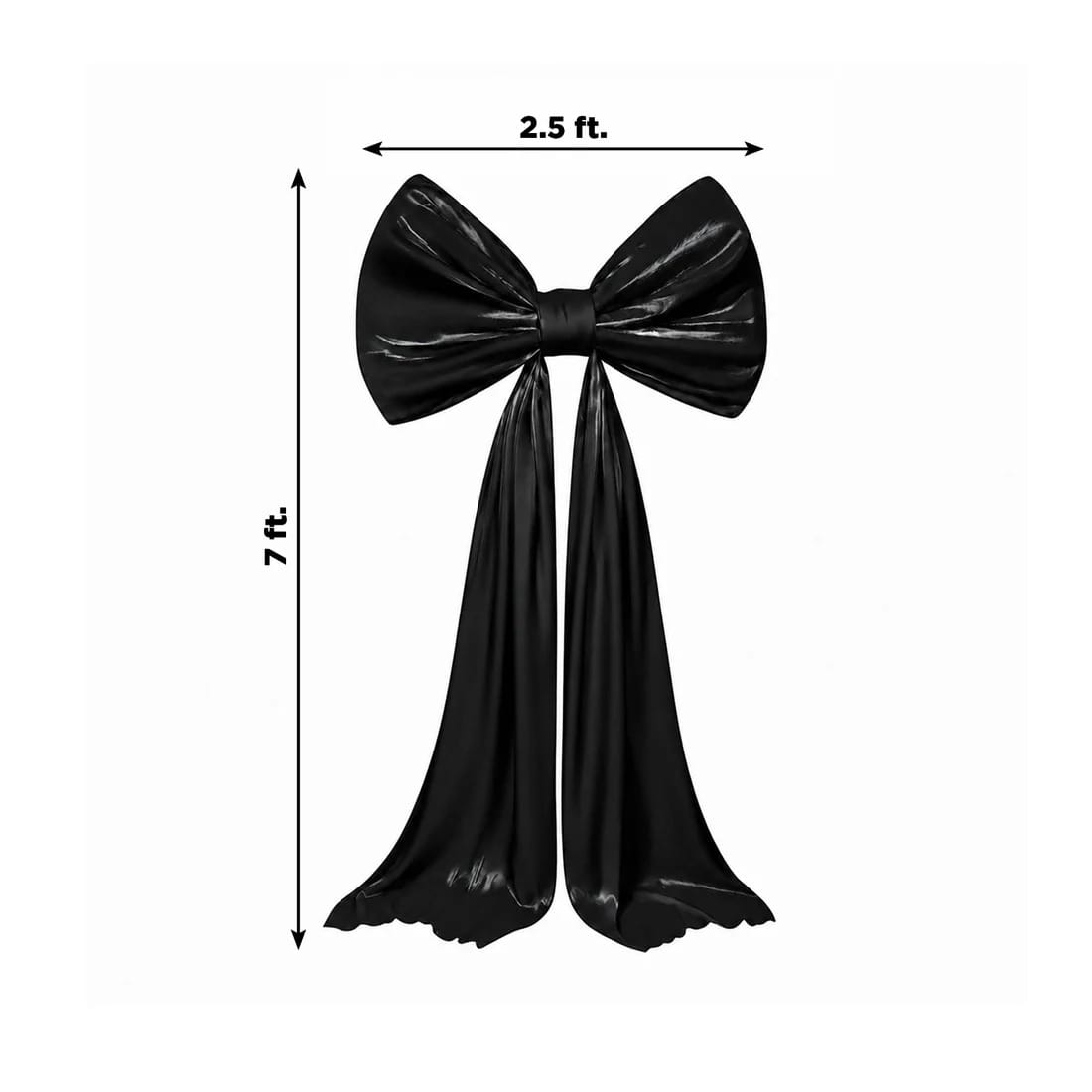 7 feet Giant Bow Tie Decor for Weddings and Events