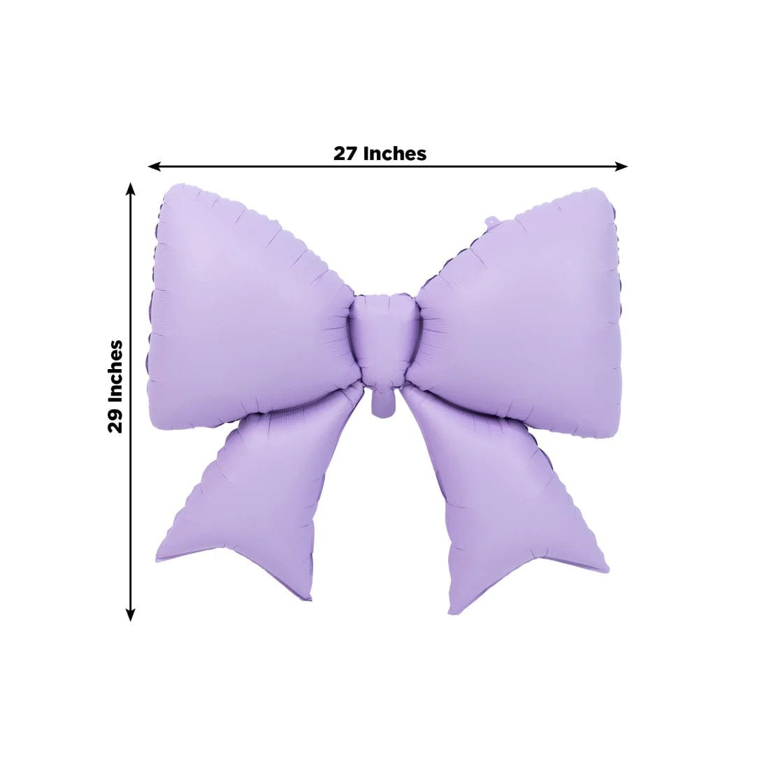10 Matte 29x27 in Giant Bow Mylar Foil Balloons