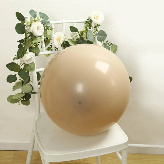 10 Round 18 in Matte Pastel Biodegradable Party Balloons