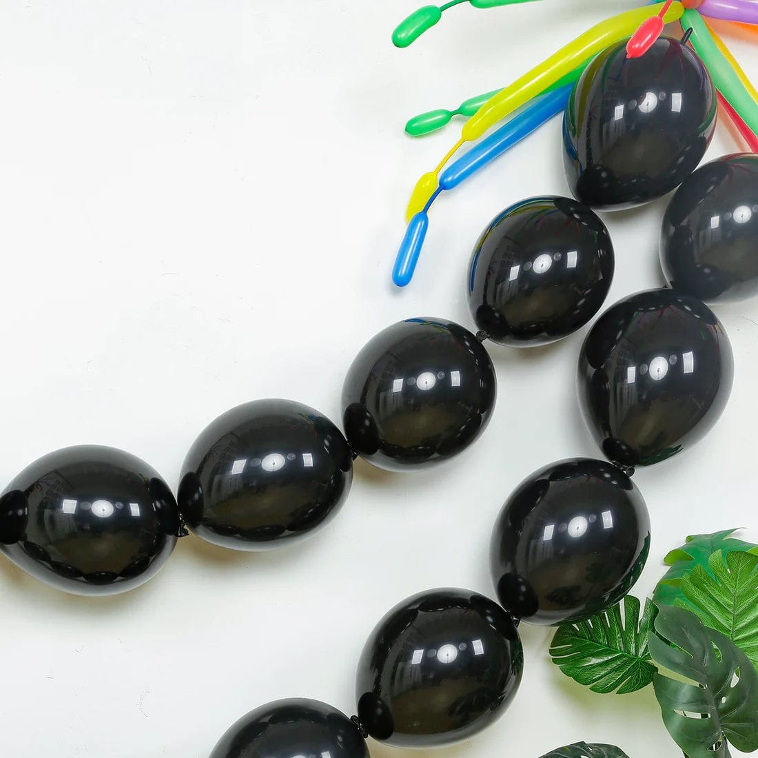 100 Matte Pastel Biodegradable Latex Link Balloons
