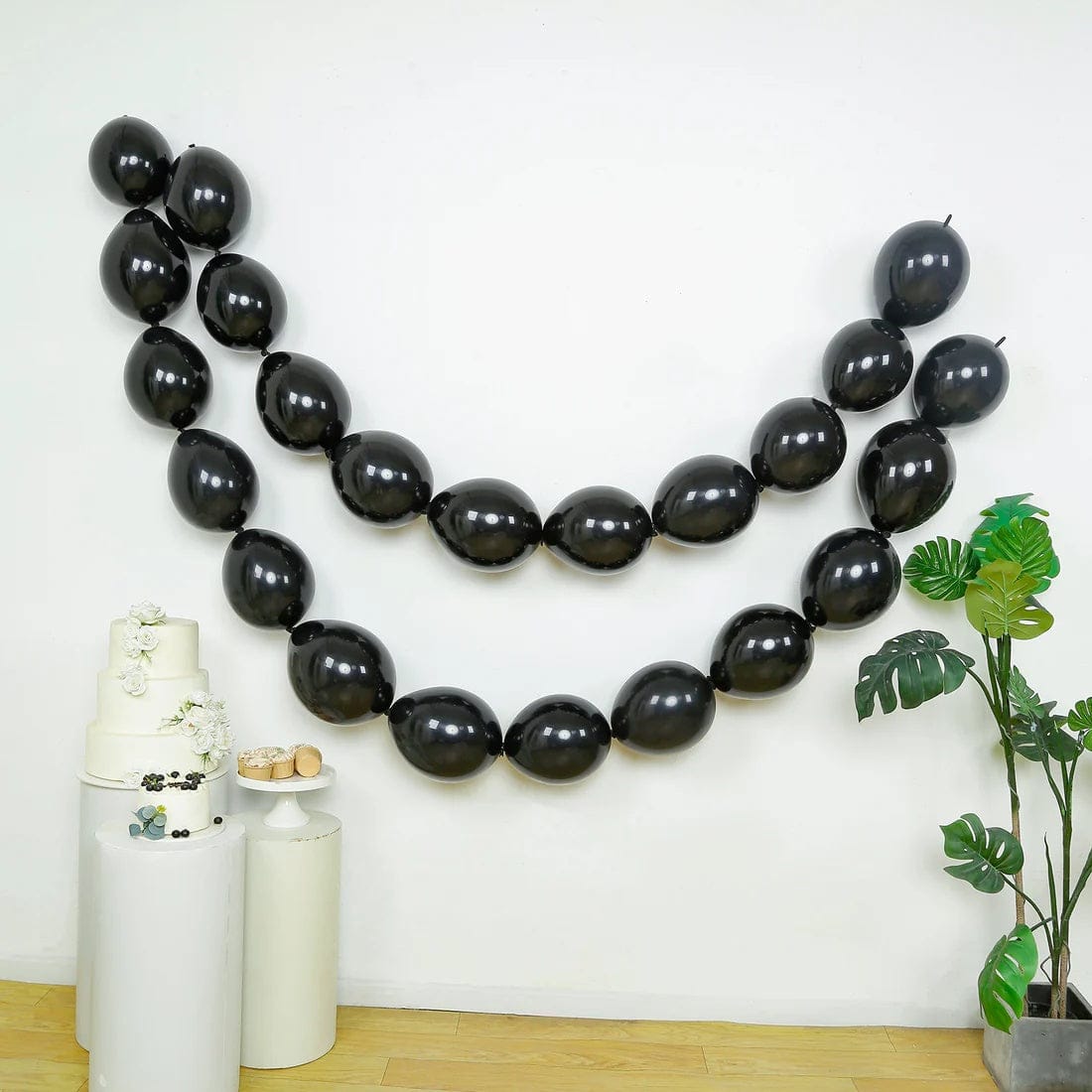 100 Matte Pastel Biodegradable Latex Link Balloons