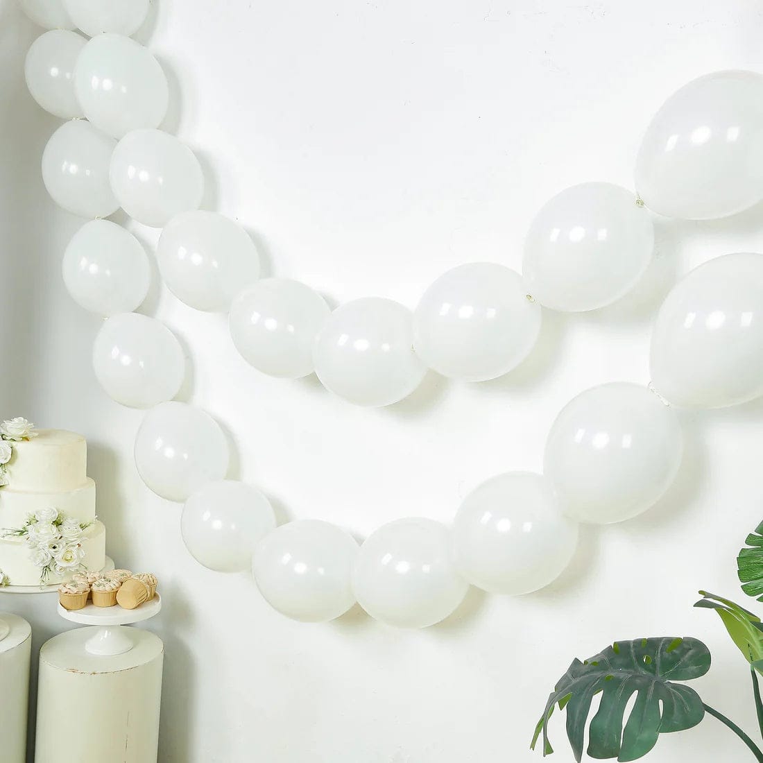 100 Matte Pastel Biodegradable Latex Link Balloons