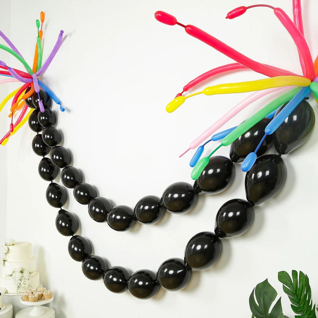 100 Matte Pastel Biodegradable Latex Link Balloons
