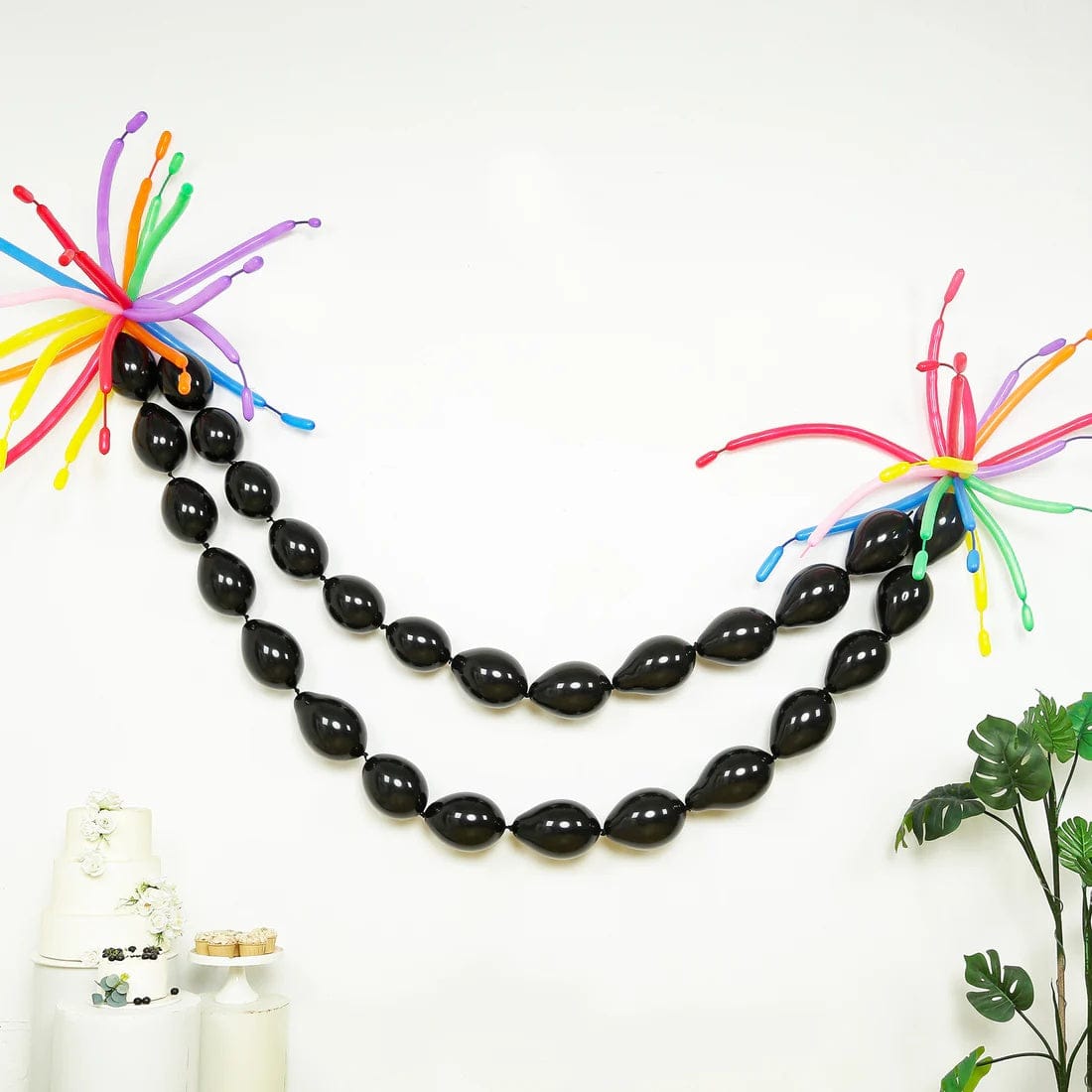 100 Matte Pastel Biodegradable Latex Link Balloons