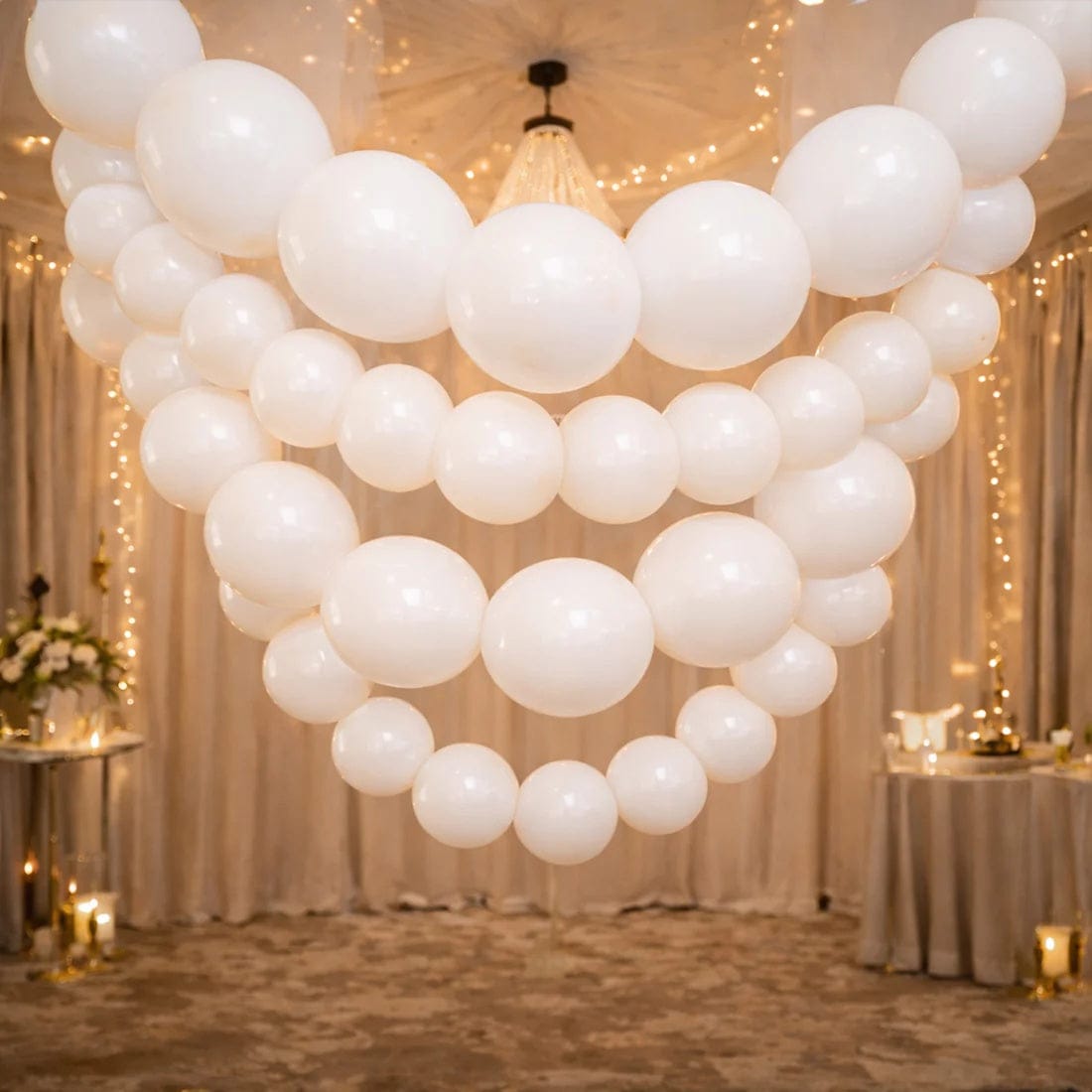 100 Matte Pastel Biodegradable Latex Link Balloons