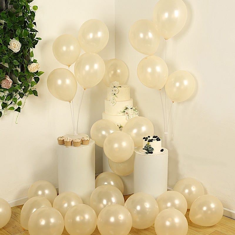 50 Matte Pastel Biodegradable Latex Party Balloons