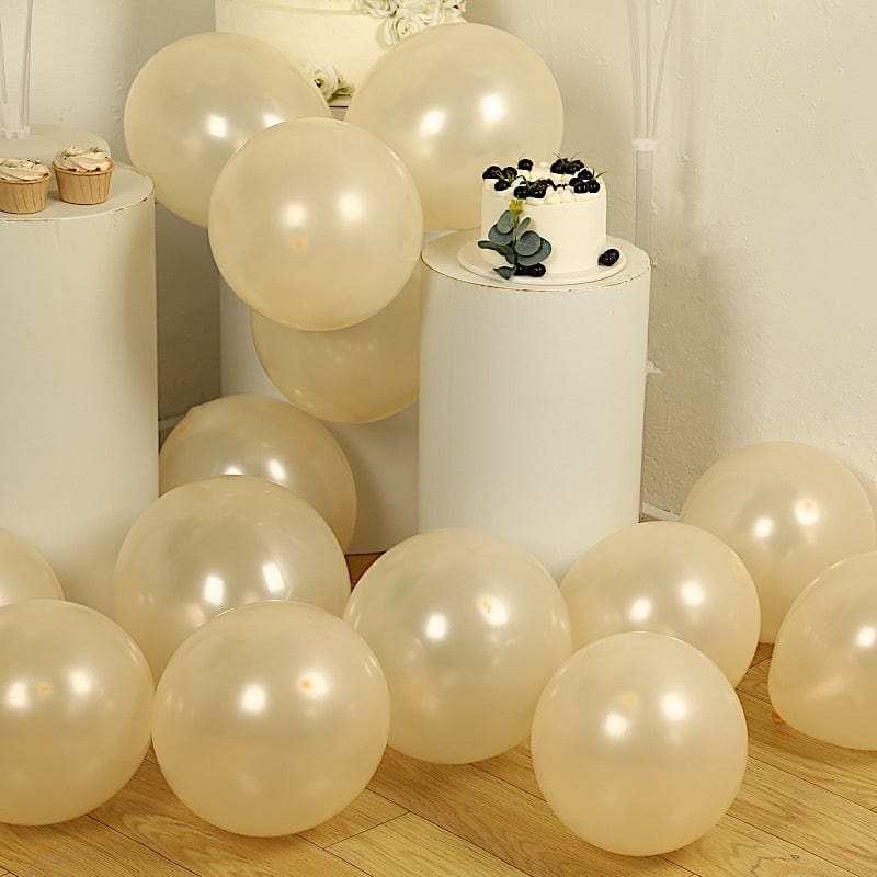 50 Matte Pastel Biodegradable Latex Party Balloons