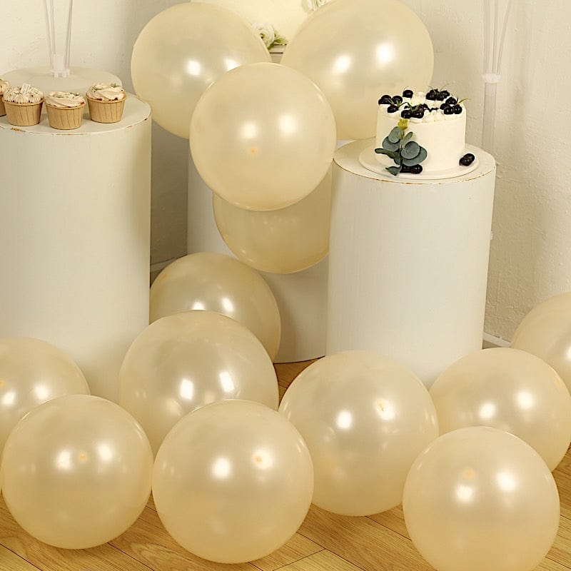 50 Matte Pastel Biodegradable Latex Party Balloons