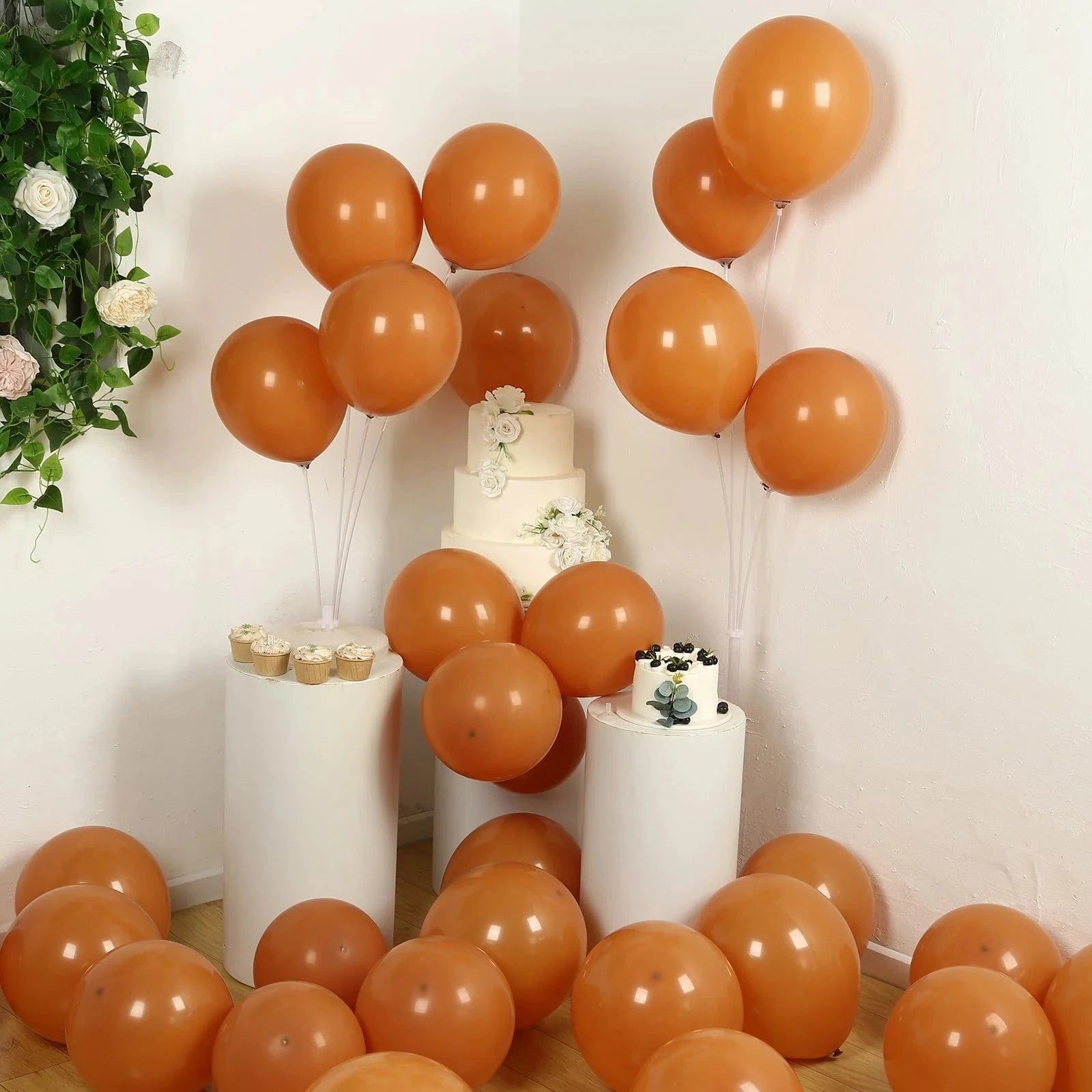 50 Matte Pastel Biodegradable Latex Party Balloons