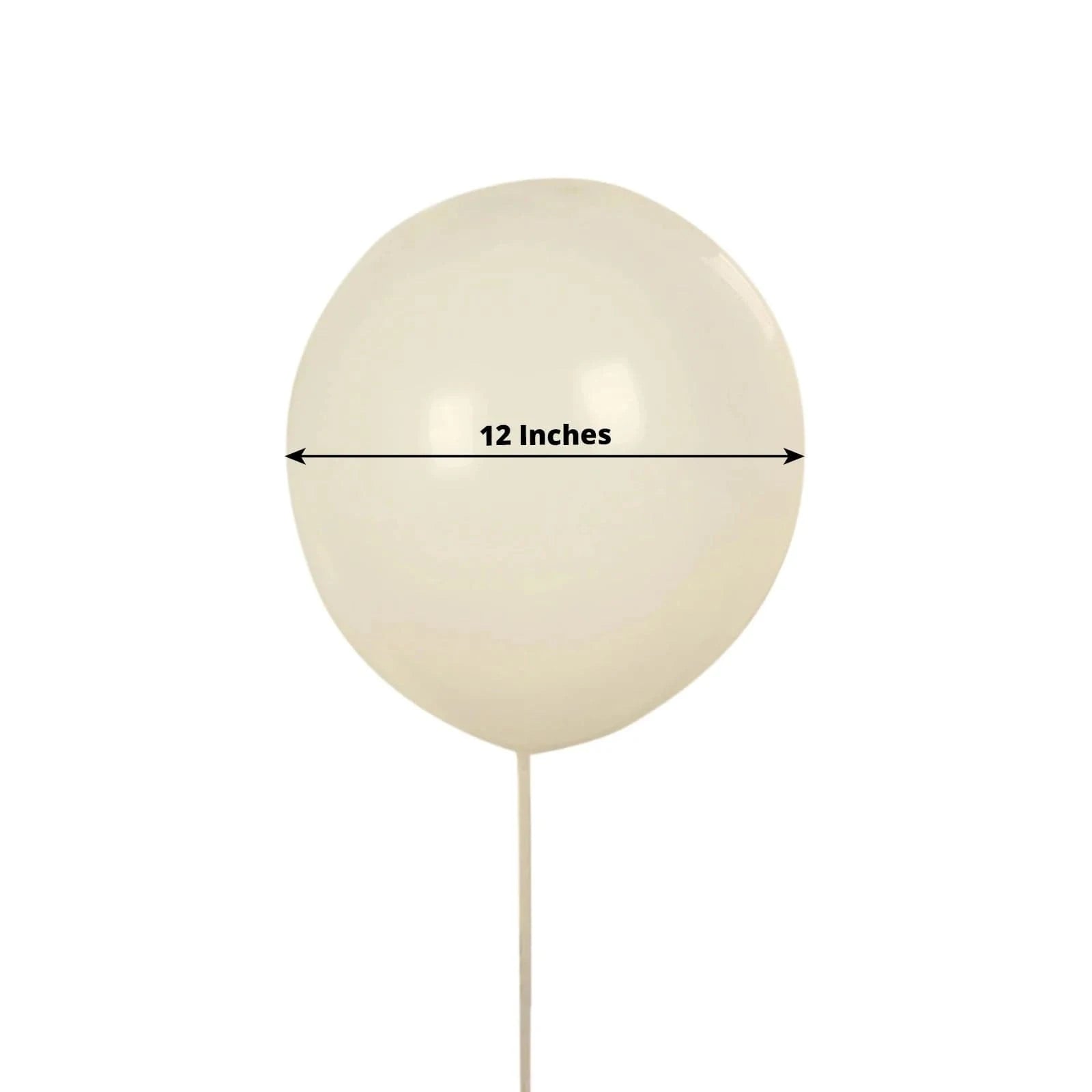 50 Matte Pastel Biodegradable Latex Party Balloons
