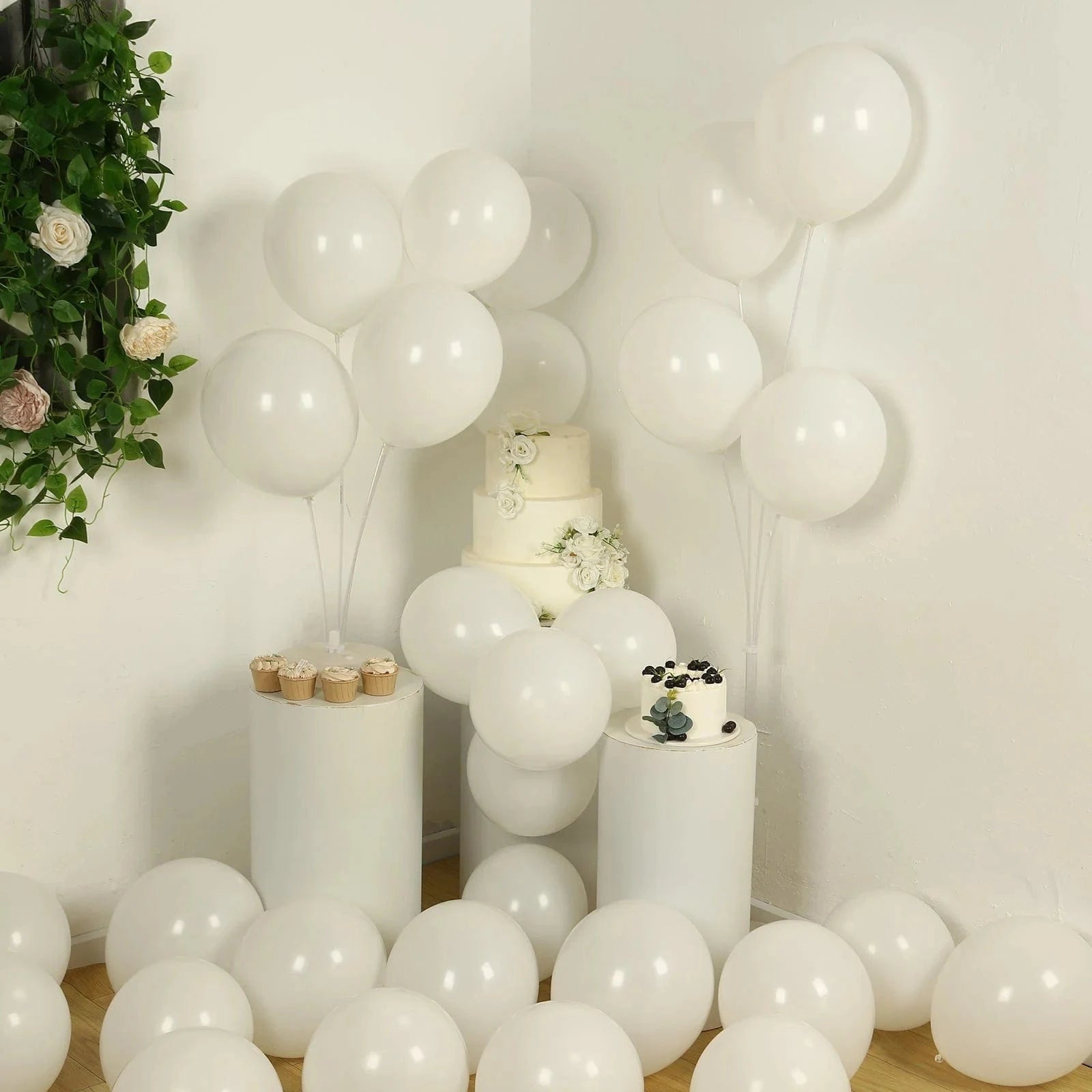 50 Matte Pastel Biodegradable Latex Party Balloons