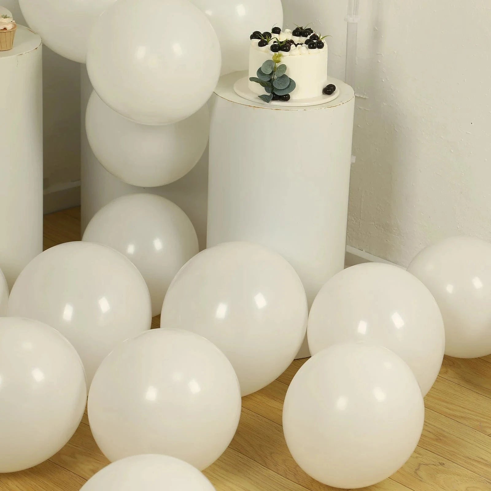 50 Matte Pastel Biodegradable Latex Party Balloons