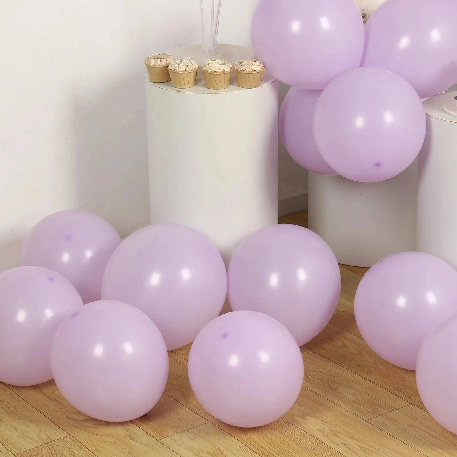 50 Matte Pastel Biodegradable Latex Party Balloons