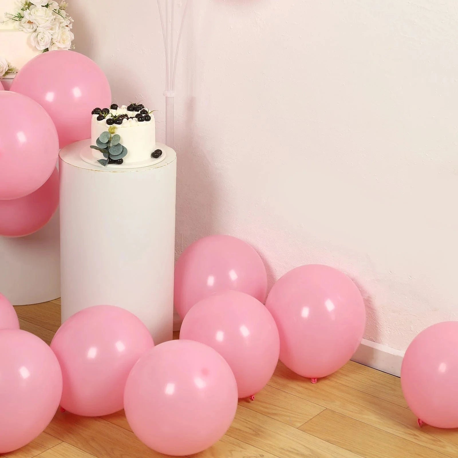 50 Matte Pastel Biodegradable Latex Party Balloons