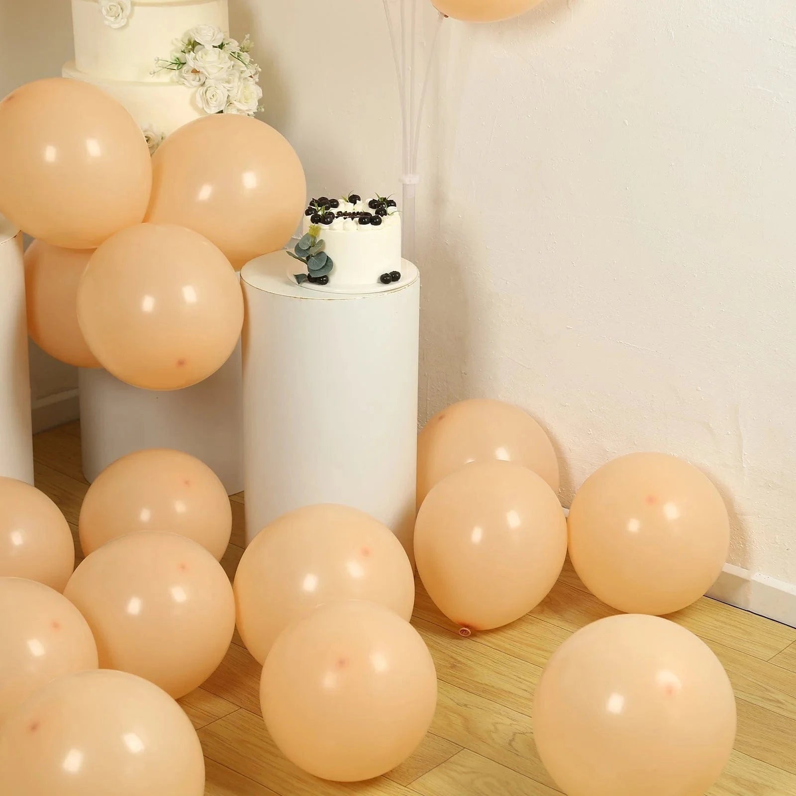50 Matte Pastel Biodegradable Latex Party Balloons