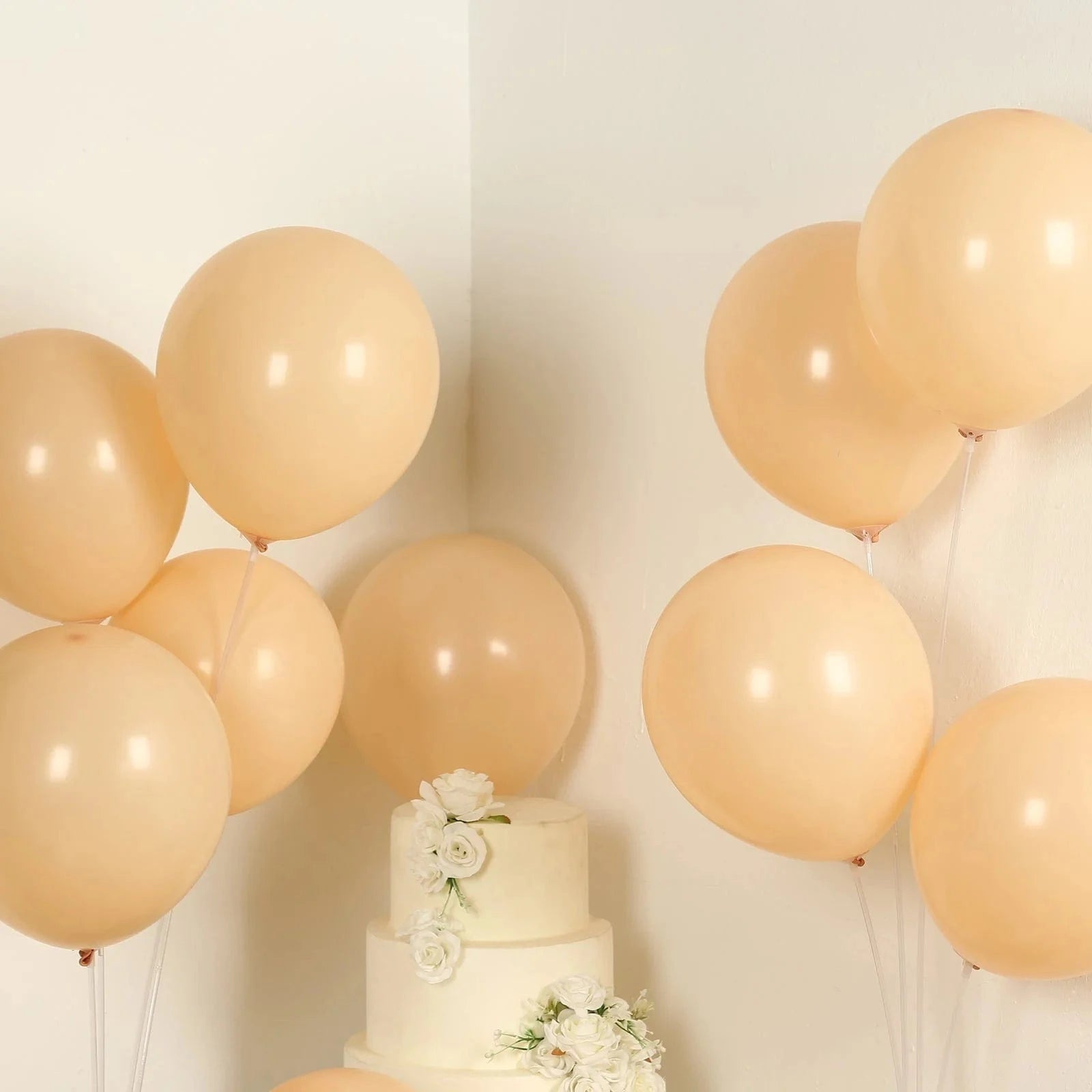 50 Matte Pastel Biodegradable Latex Party Balloons