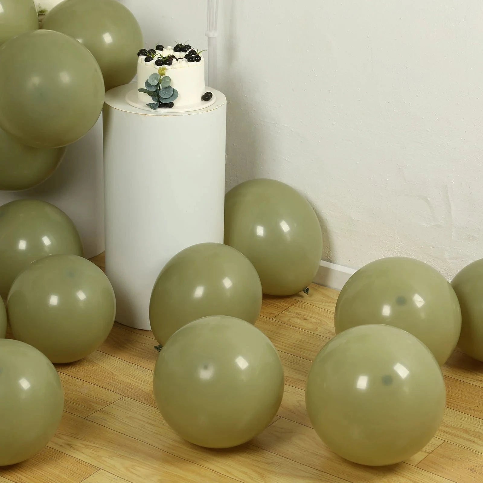 50 Matte Pastel Biodegradable Latex Party Balloons