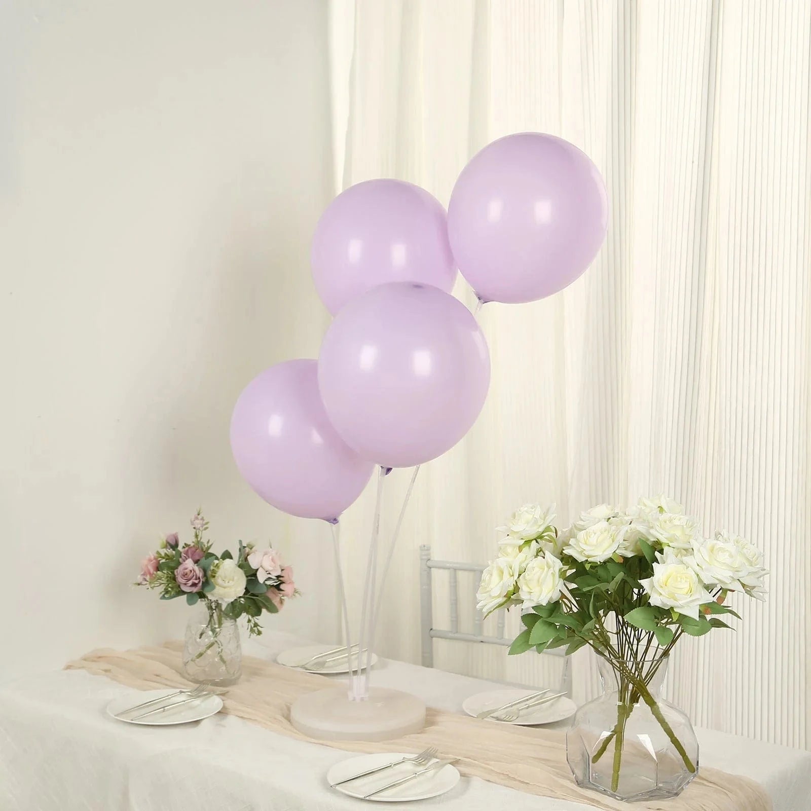 50 Matte Pastel Biodegradable Latex Party Balloons